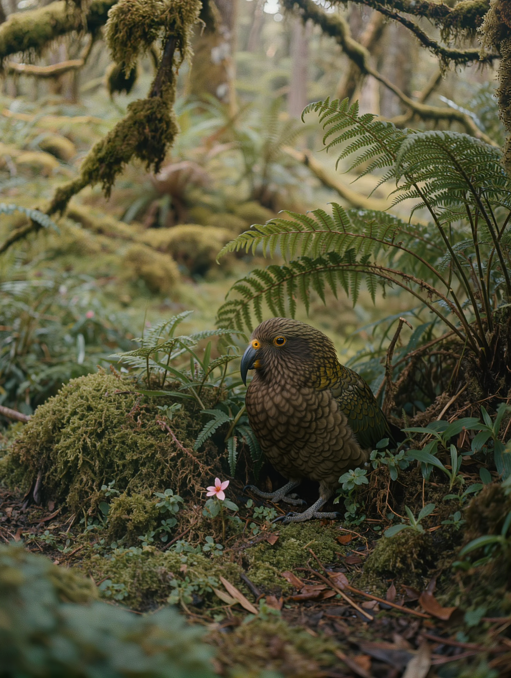 Fewer than 250 kakapo left on Earth. Every new chick is an argument with extinction.